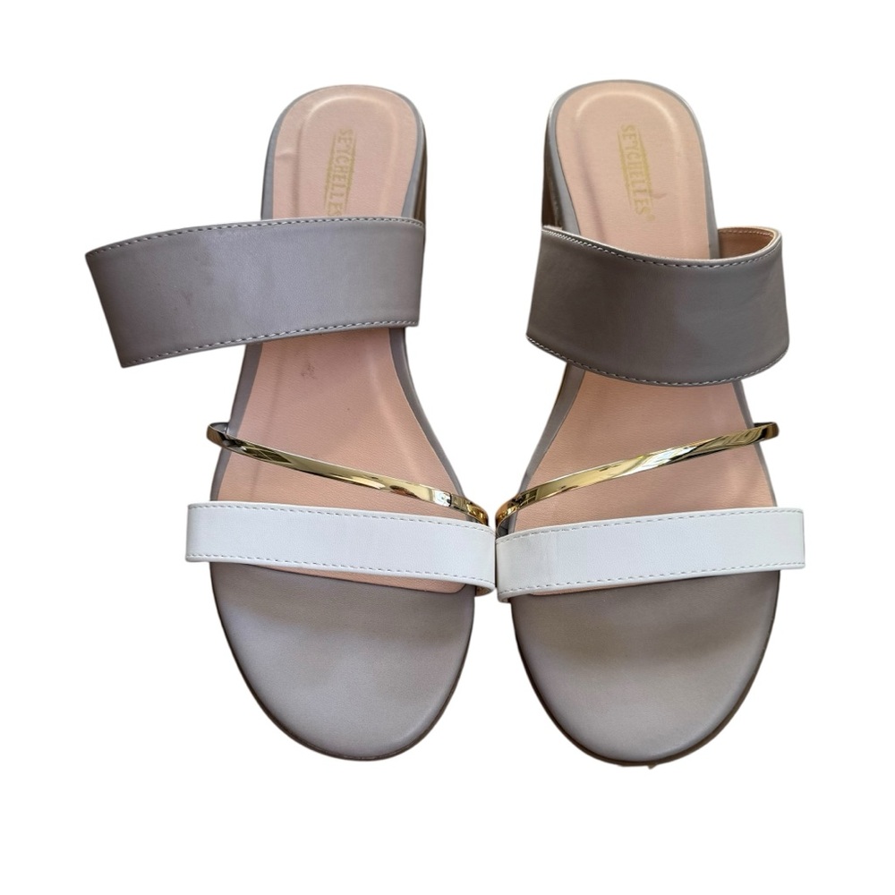 Seychelles Strappy  Sandals Women’s 11M Multicolored Open Toe Slip On